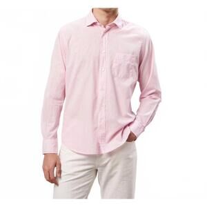 NEW HARTFORD paul pat button down shirt in faded rose